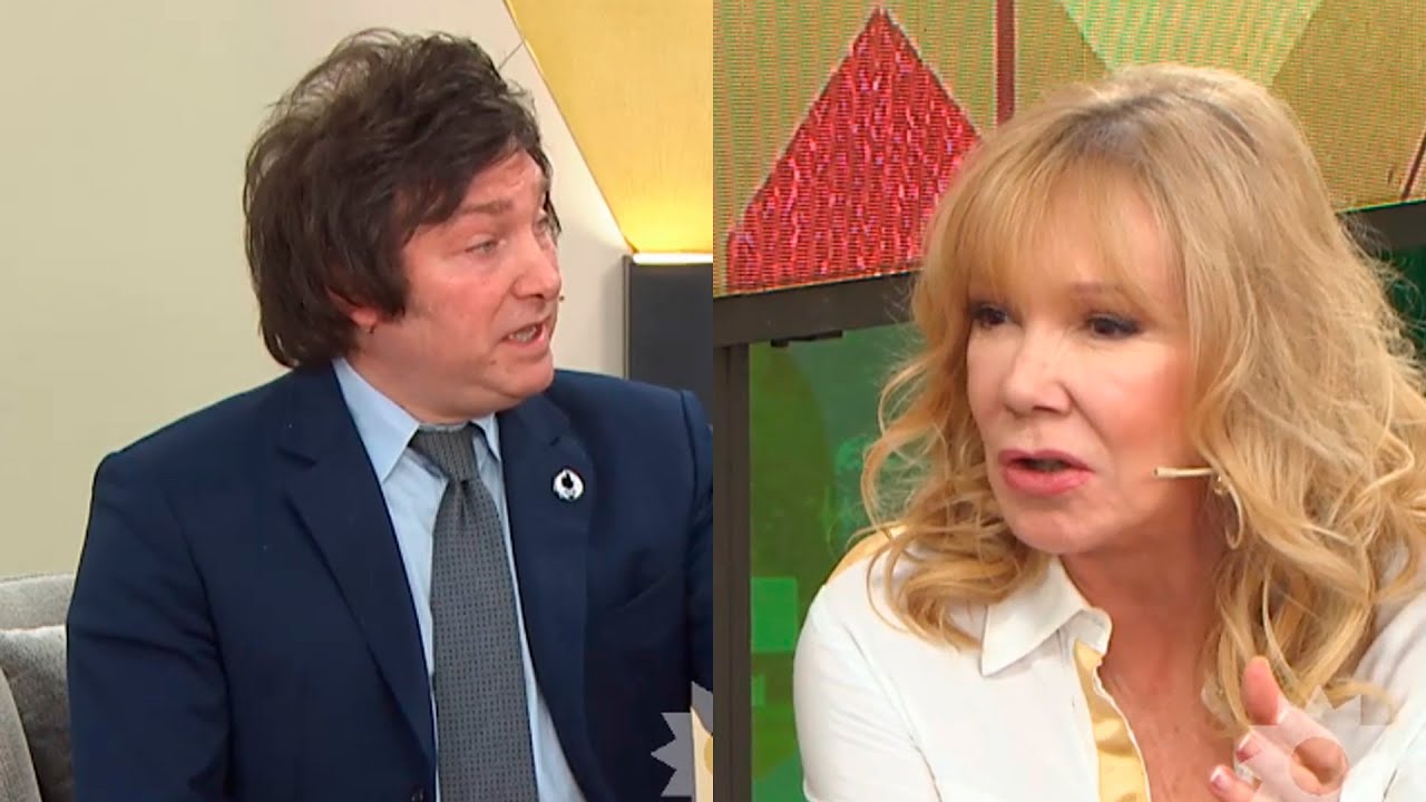Javier Milei y Soledad Silveyra, cruce de opiniones y pensamientos en Mujeres de eltrece