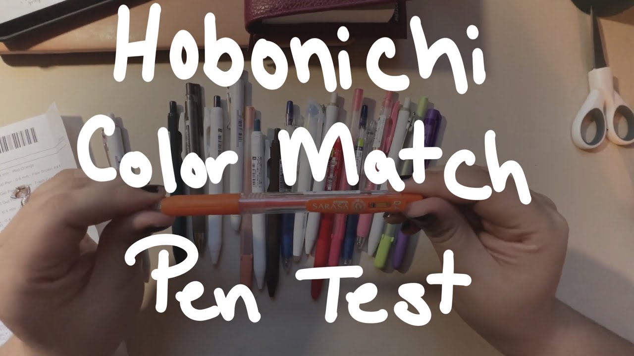 Hobonichi Techo Color Matching Pen Haul