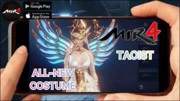 MIR4 (KOREA) All-Taoist Class New Costume Preview at Max-Graphics Setting