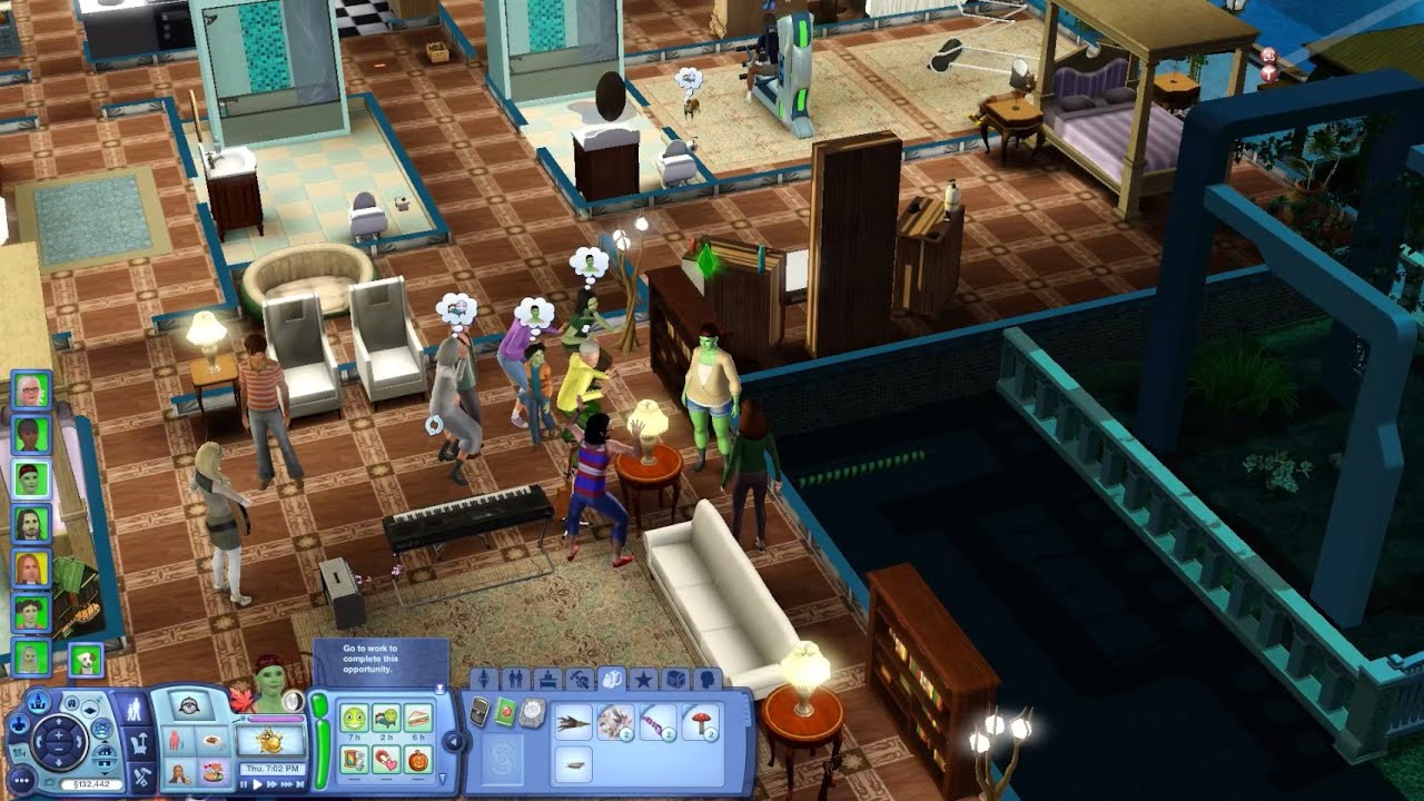 The Sims 3 - A Double Birthday Feast Party