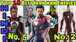 Top 10 most Powerful or Best Entries of Iron man in MCu| mark 50, mark42,mk 46 ,Hindi CAPTAIN HEMANT