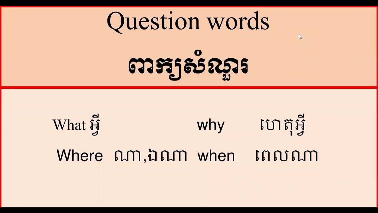 Create questions. Create the questions.