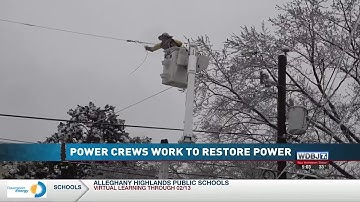Crews Work to Restore Power