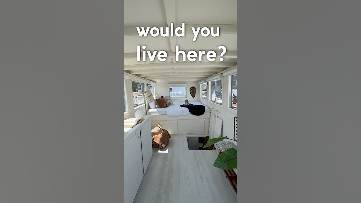 Inside A $500,000 House Boat