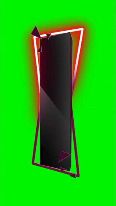 Neon green screen name frame no copyright #nocopyright #frame #neon #shorts