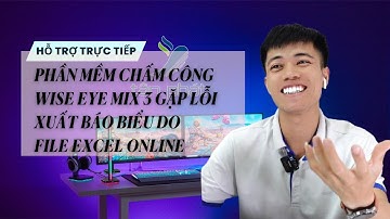 CASE 535 | TRỰC TIẾP PHẦN MỀM CHẤM CÔNG WISE EYE MIX 3 GẶP LỖI XUẤT BÁO BIỂU DO FILE EXCEL ONLINE