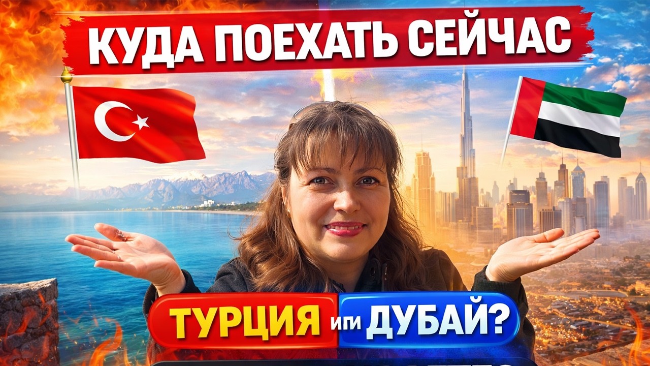 КУДА ПОЕХАТЬ СЕЙЧАС: ТУРЦИЯ ИЛИ ДУБАЙ?! ЧТО ВЫБИРАЕТЕ. Обстановка в Анталии #влог