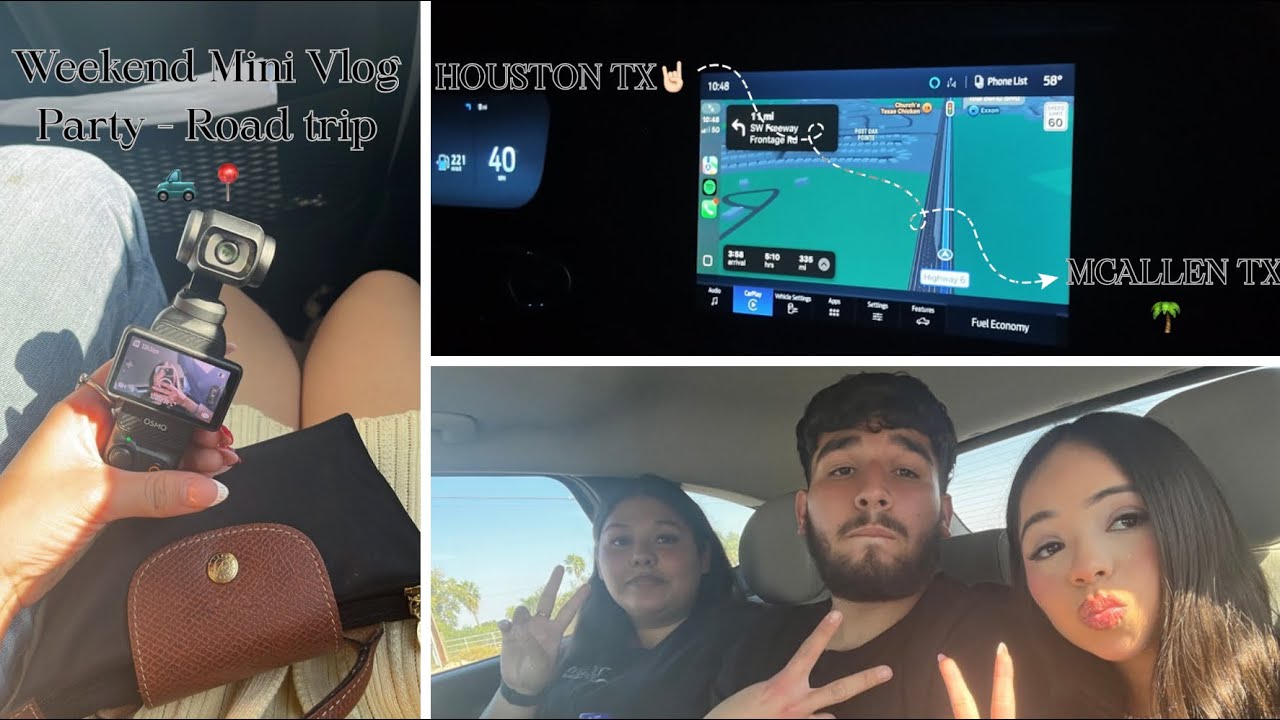Weekend Mini Vlog Party-Road Trip 📍