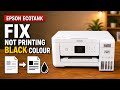 How to Fix Epson EcoTank Not Printing Black Color