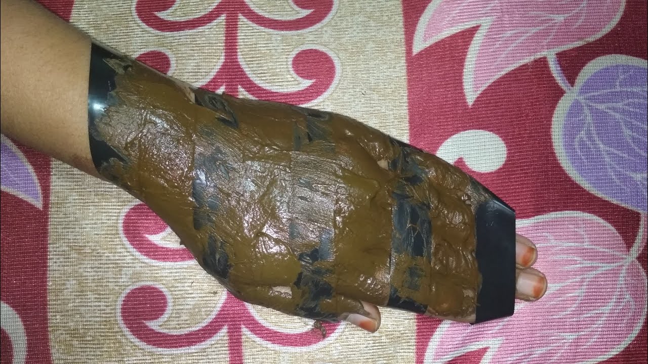 World's easiest henna mehndi design with comb and cellotape full hand