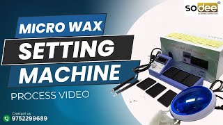 Micro Wax Stone Setting Machine | SODEE JEWELTECH