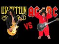 AC/DC VS LED ZEPPELIN | ANGUS YOUNG vs JIMMY PAGE (Guitar Riffs Battle) cover feat ac/dc song 2020