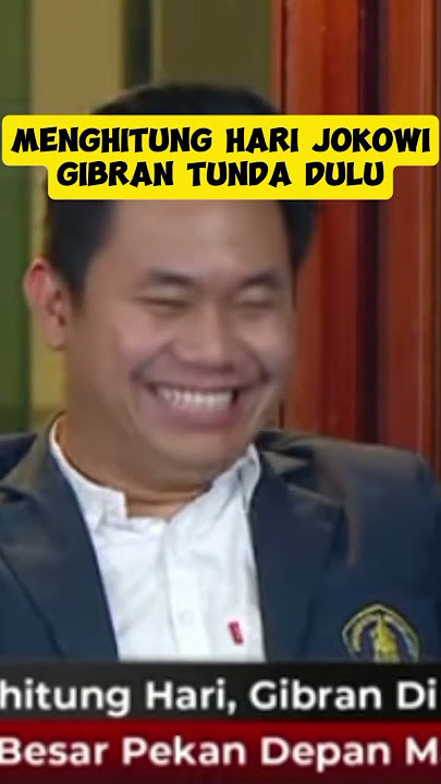 Jokowi menghitung hari dan gibran tunda dulu #shortvideo #beritaterkini #indonesialawyersclub