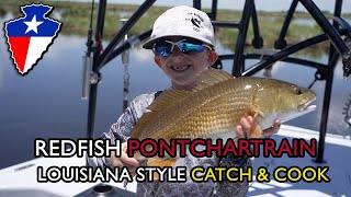 Louisiana Catch and Cook - Redfish Pontchartrain w/ Team Compton&#39;s Jaceman!