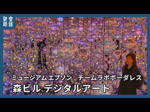 森ビル　デジタルアート　ミュージアム：エプソン　チームラボボーダレス