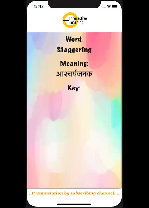 staggering-learn-hindi-meaning-pronunciation-synonyms