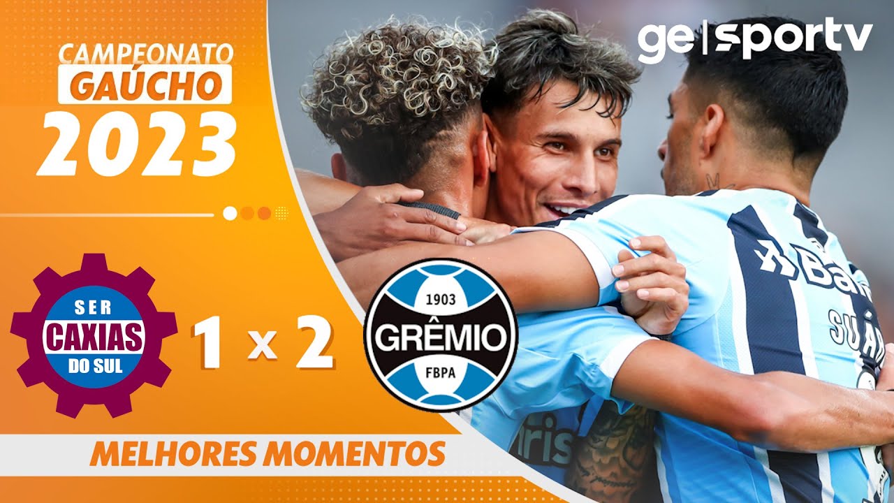 Caxias 1 x 2 Grêmio  Campeonato Gaúcho: melhores momentos