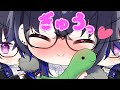 【手書き】手に入れたぬいぐるみにぎゅーぎゅーする一ノ瀬うるは【ぶいすぽ/切り抜き】