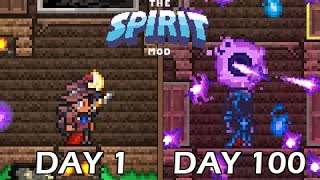 I Spent 100 Days In Terraria's Spirit Mod, Here's What Happened...