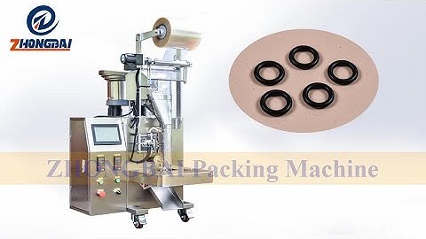 Rubber O-ring counting packing machine