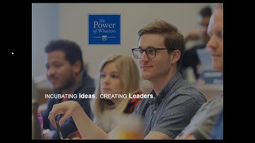 Wharton MBA Admissions: MBA Overview Webinar