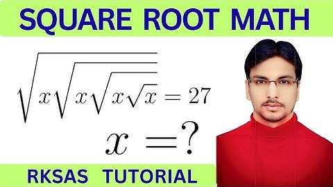 A Very Nice Square Root Math | Simplification | Maths by Raj Sir #RKSASTUTORIAL