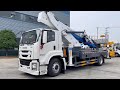 Isuzu Giga 4X2 Aerial Work Vehicle 45m Hydraulic Straight Arm Aerial Work Platform Bucket Truck