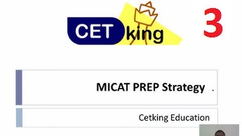 MICAT Strategy video 3/3 by Cetking Mockengineering
