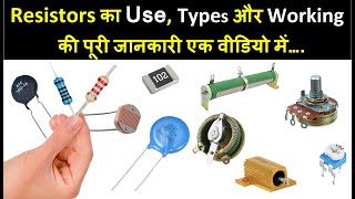 Resistor Uses, Types & Working in Hindi | Electronics Resistor Working | Electronics Components screenshot 3