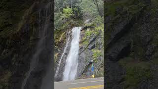 Waterfall at Pollock Pines on 50 highway (El Dorado County, California)