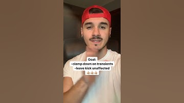 How To Smooth Out Drums With Side Chain Compression in LOGIC PRO X