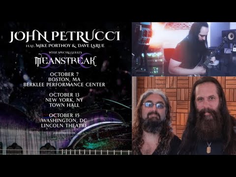 John Petrucci (Dream Theater) 1st solo tour! w/ Mike Portnoy and Dave LaRue dates released!