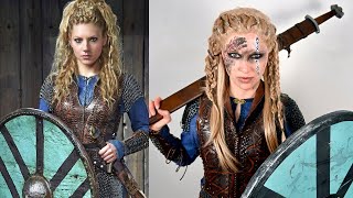 Lagertha Battle Makeup ⚔️ Viking makeup tutorial for beginners
