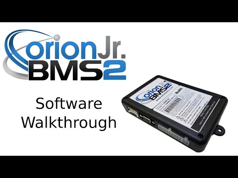 Orion Jr BMS 2 Software Walkthrough