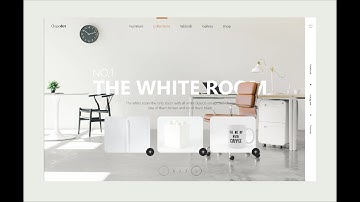 Furniture Website design Adobe XD Tutorial (part 1) & prototype - How to prototype in Adobe XD