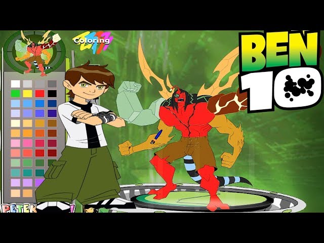 JOGOS ONLINE BEN 10 Omniverse - Jogos de Pintar online Brinquedos