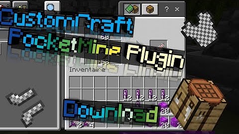 CustomCraft | CustomRecipes Mcpe POCKETMINE PLUGIN MINECRAFT POCKET EDITION