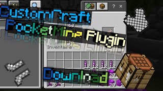 CustomCraft | CustomRecipes Mcpe POCKETMINE PLUGIN MINECRAFT POCKET EDITION