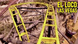 El Loco  Las Vegas Adventuredome Roller Coaster  POV