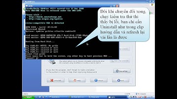 Hướng dẫn chuyển đổi qua lại giữa 2 kiểu Boot là SysLinux và Grub4DOS