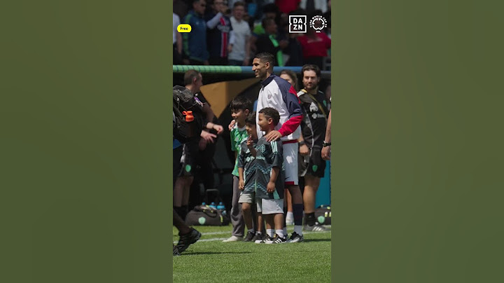 Achraf Hakimi provides a special moment after the match 🥰 #football #soccer #psg #worldcup #fifa