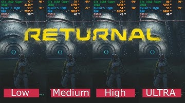 Returnal Graphics Comparison Low vs Medium vs High vs Ultra 1080p
