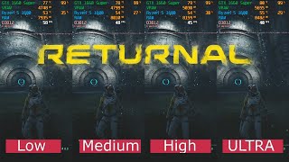 Returnal Graphics Comparison Low vs Medium vs High vs Ultra 1080p