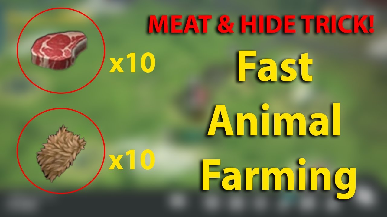 Easiest Trick to Farm Meat & Animal Hide | LDOE Farming Tip