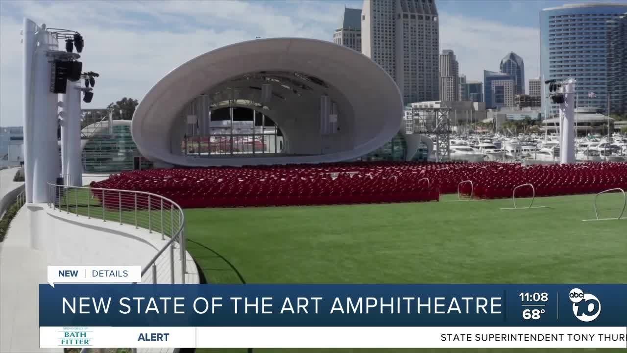 Shell Amphitheatre San Diego Symphony pulls back curtain on state of the art 'Shell ...