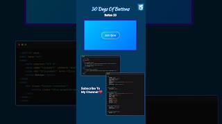 Day 20/30:-Create an Eye-Catching Gradient Button with CSS Animation | HTML AND CSS #coding #howto