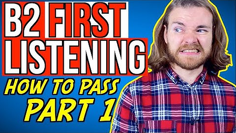 How to PASS B2 First LISTENING Part 1 - B2 First (FCE) Listening Exam