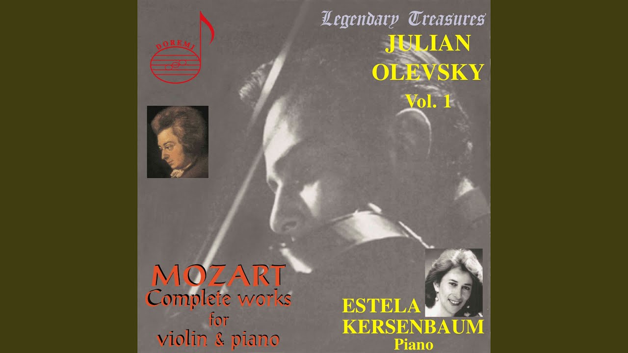 Watch Violin Sonata No. 33 in E-Flat Major, K. 481: I. Allegro molto on YouTube