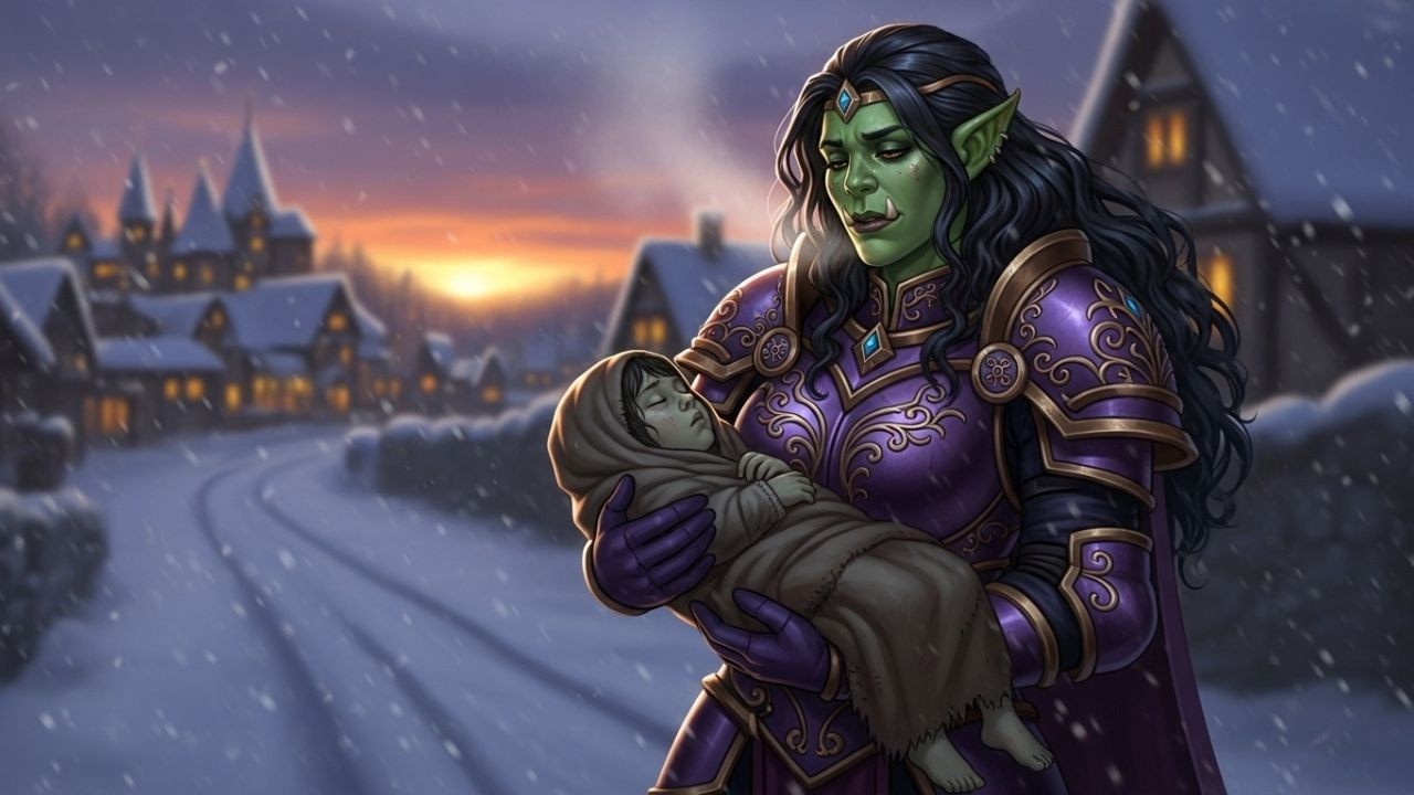 The Village Refused to Help the Orc Mother — One Man Stepped Forward