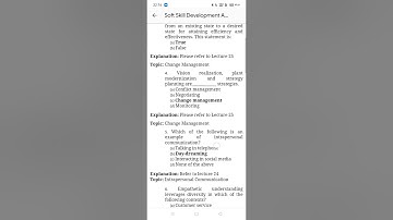 WEEK 05 ASSIGNMENT SOLUTION OF SOFT SKILL DEVELOPMENT (SWAYAM) NPTEL #exam #softskills